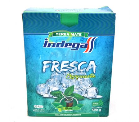 YERBA MATE FRESCA C/MENTA INDEGA CAJA 500GR(10)