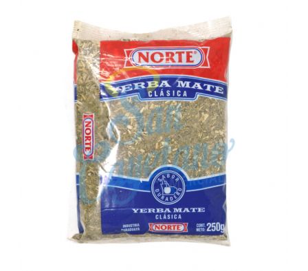YERBA MATE CLASICA PLASTICA NORTE 250GR (20)