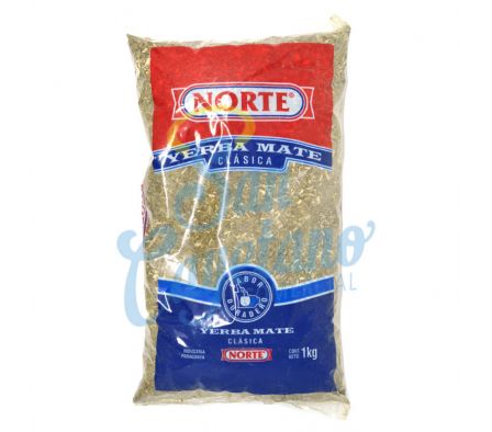 YERBA MATE CLASICA PLASTICA NORTE 1KG (10)