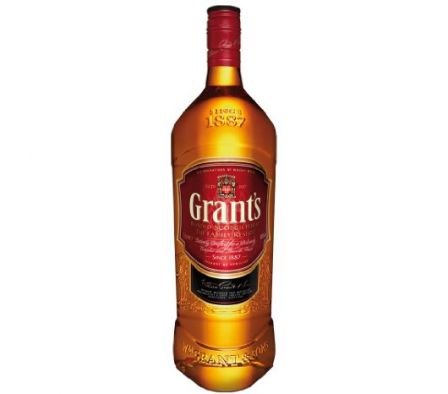 WHISKY  S/CAJA C/GOTERO GRANTS 1LT (12)