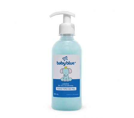 JABON DE GLICERINA C/HUM CELE BABY BLUE 350ML(12)
