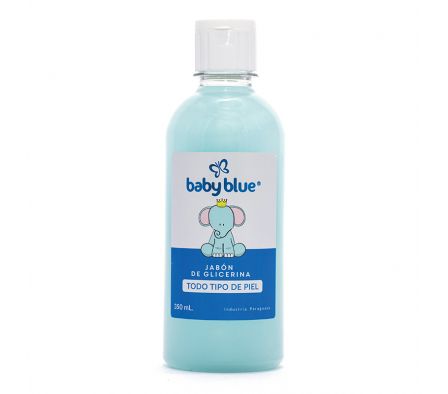 JAB.GLIC.BABY BLUE 350ML C/HUMECTANTE CELESTE(12)